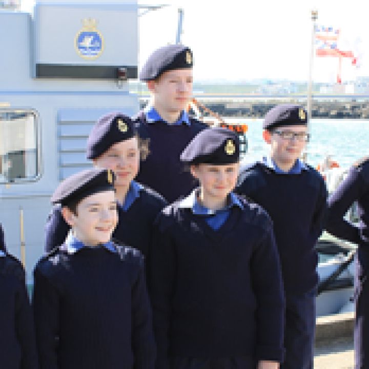 CADET VISIT TO HMS CHARGER