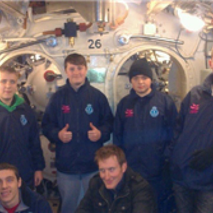 CADETS TAKE A BACK IN TIME TOUR ON A WW2 SUBMARINE