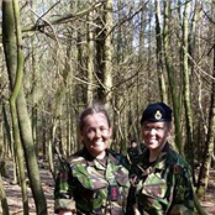 L/CJordan and O/C Ryan became marine cadets for...