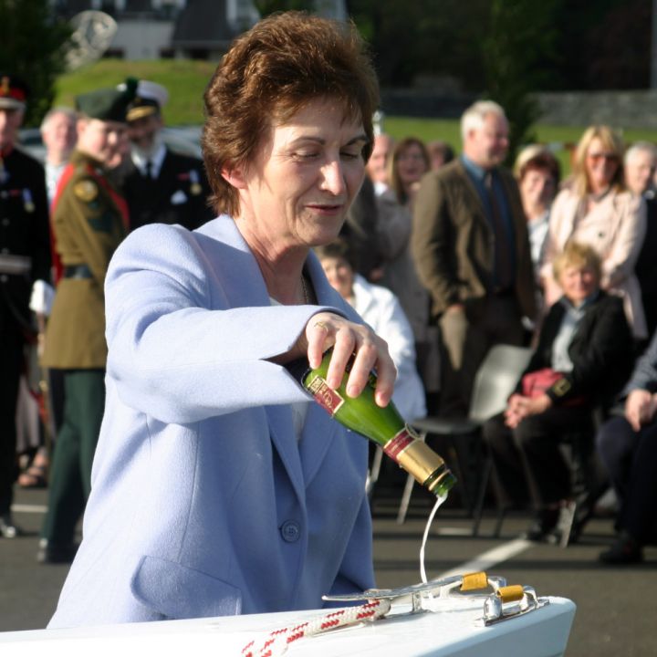 NAMING AND LAUNCHING OF TRINITY 500 ROWING BOAT...