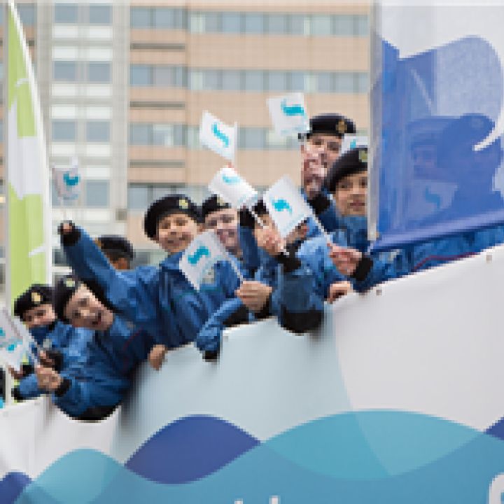 Sea Cadets float at the Lord Mayor’s Parade 