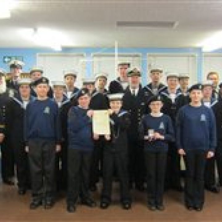 Rear Admiral Lloyd visits unit