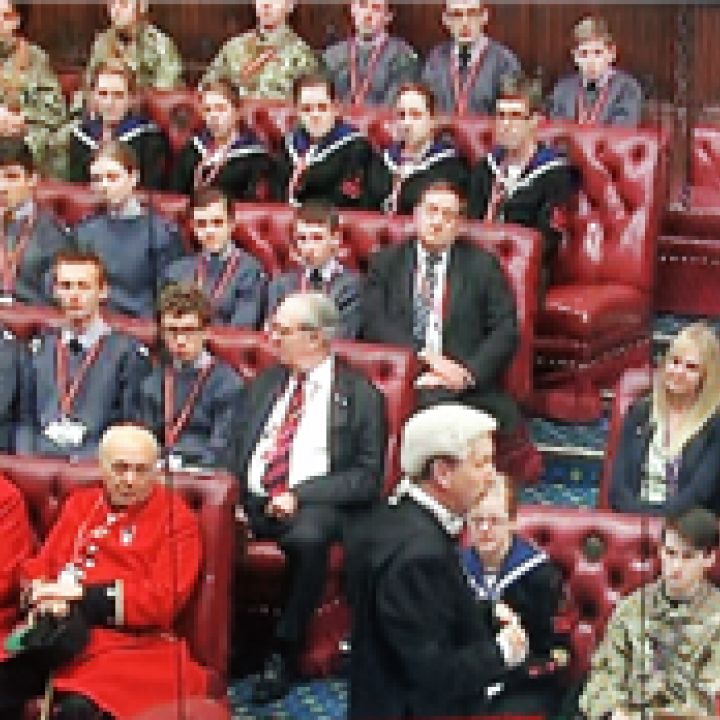 Leading Cadet Attended The House Of Lords!