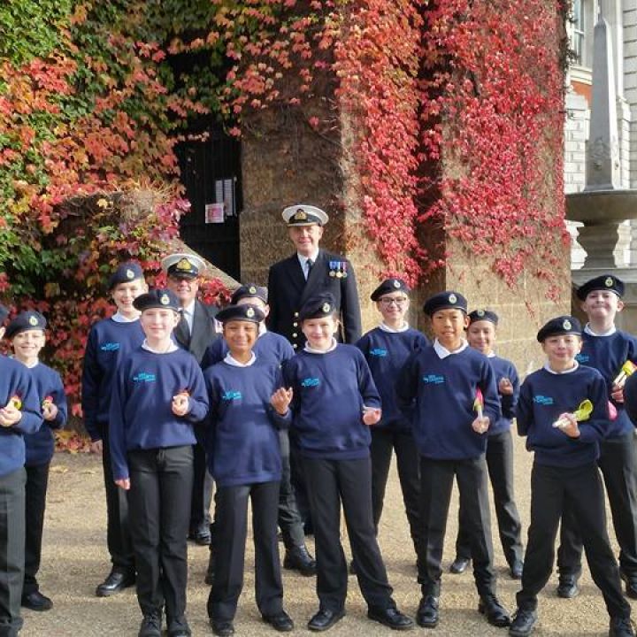 Edgware Junior Sea Cadets Attend Trafalgar Day