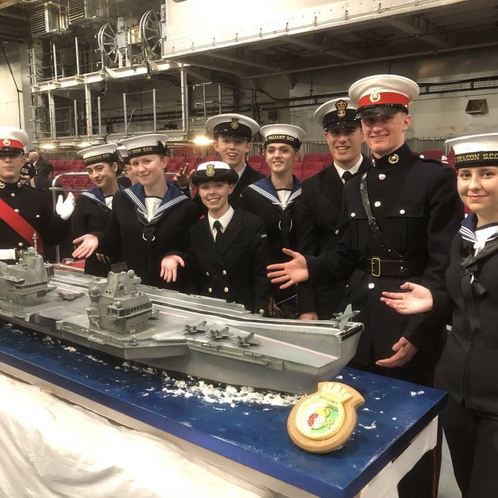 CADETS ATTEND COMMISSIONING OF HMS QUEEN ELIZABETH