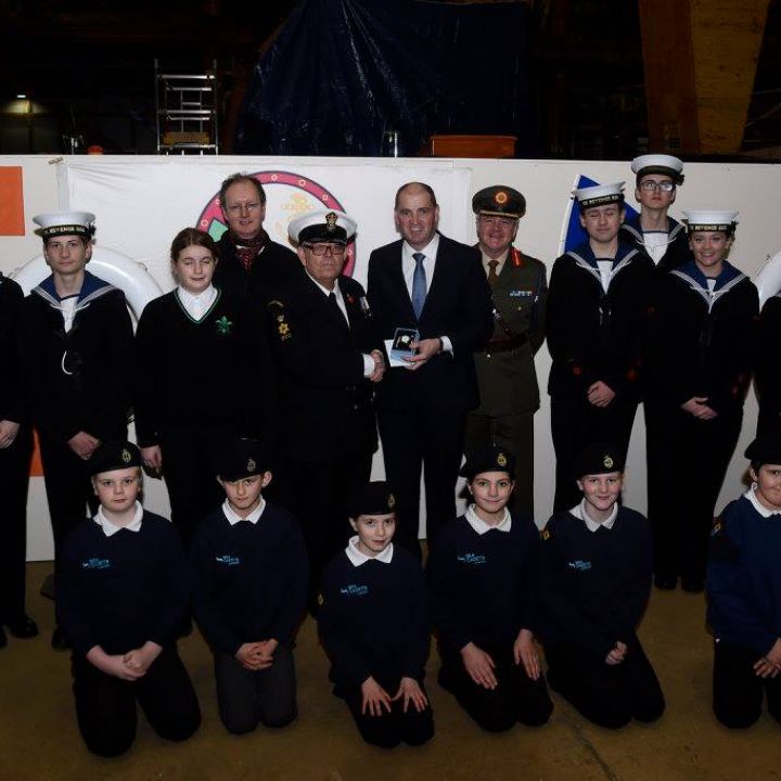 OPV Project Keel Laying ceremony for Irish Navy...
