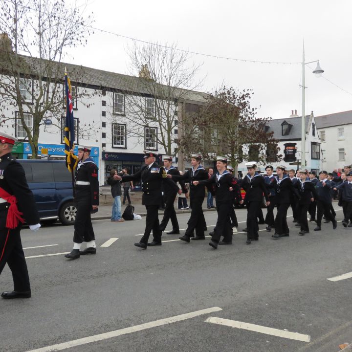 Remembrance Parade, Bideford 8 November 2015