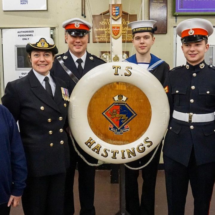 RN Commander visits Hastings Unit