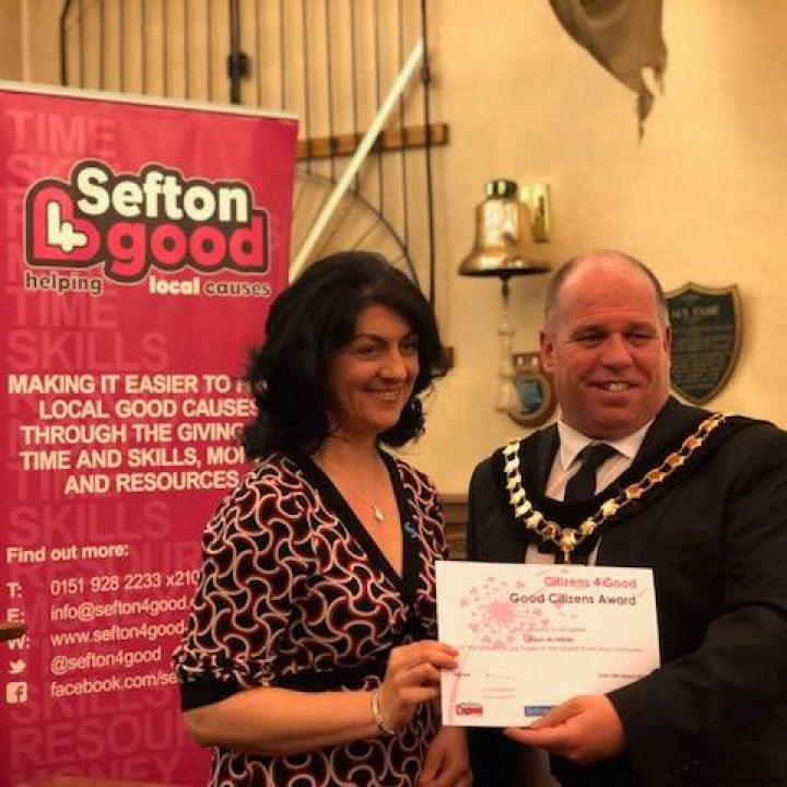 Sefton 4 Good Citizen Award for our Fundraiser