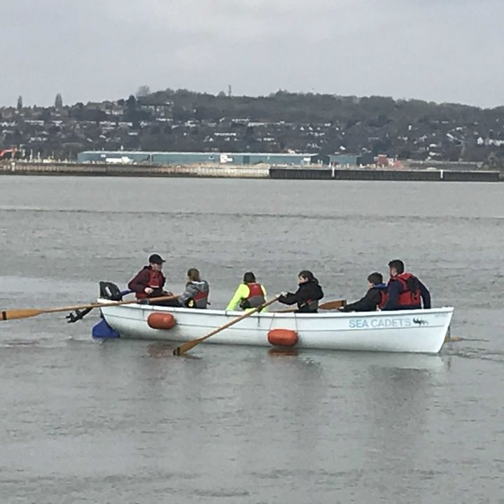 TS Temeraire on the Water