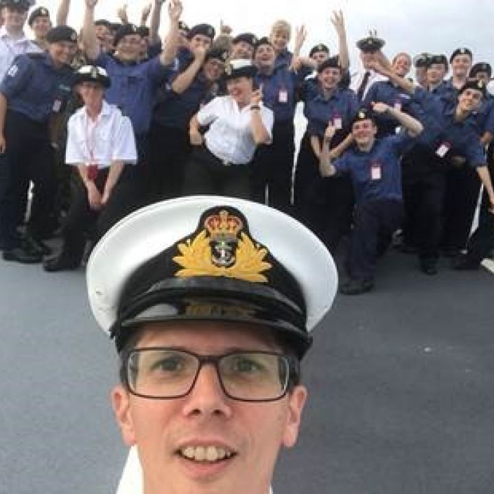 Sea Cadets On Board HMS Queen Elizabeth