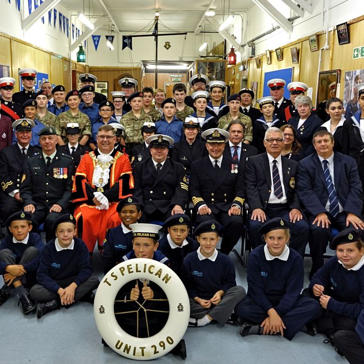 Ruislip Unit's Royal Naval Parade took place on Monday, 24 September. Guest of honour was Councillor John Morgan, Mayor of Hillingdon who was accompanied by his wife, the Mayoress. 5 representatives of Canadian Support Forces based locally in London also