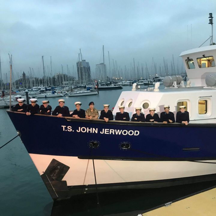 Offshore on the TS John Jerwood