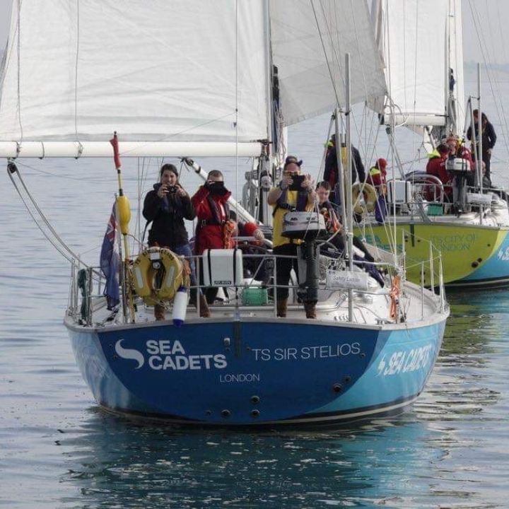 Leading Cadet Amy takes part in Small Ships Race