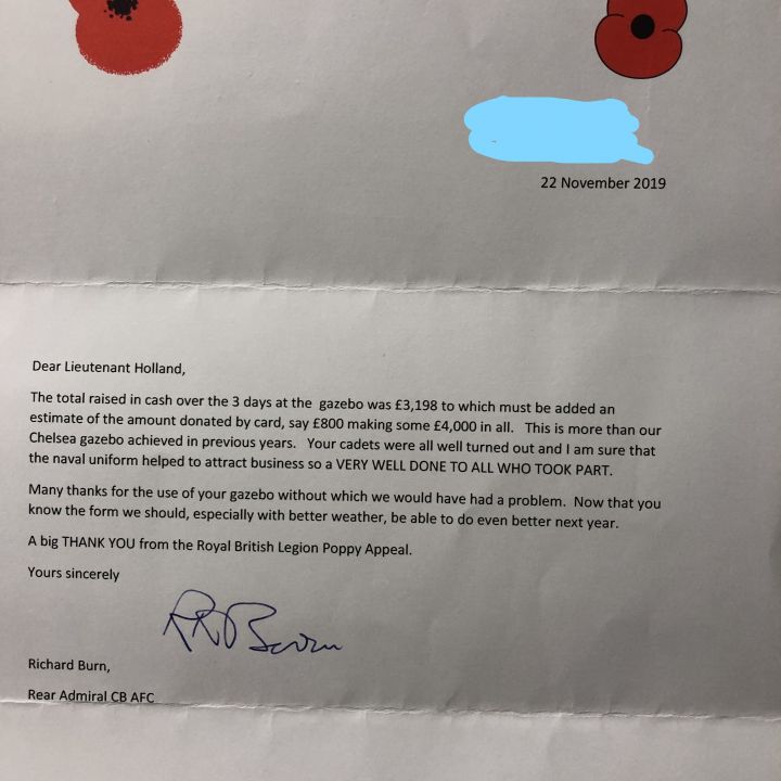 poppy appeal letter