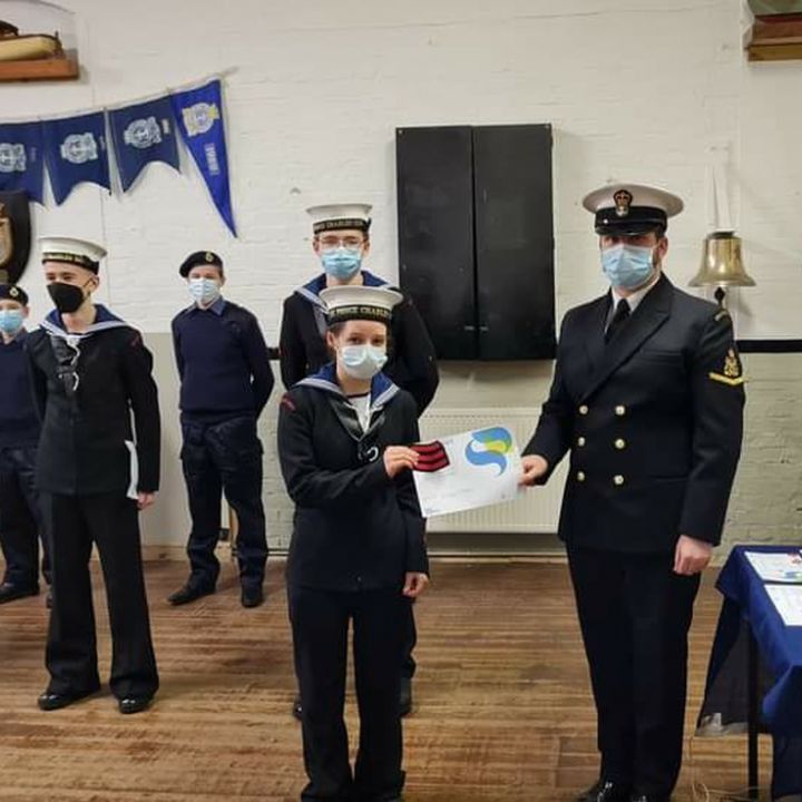 Mansfield Sea Cadets awards presentation