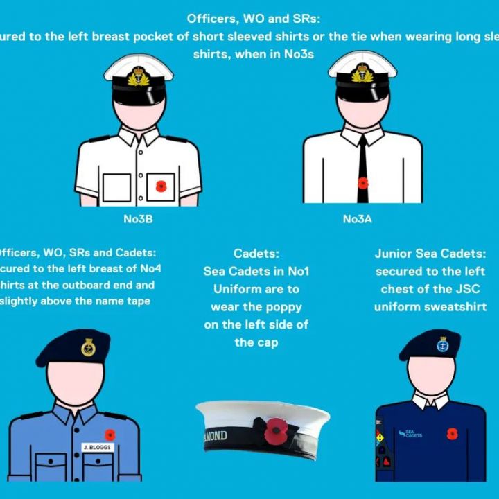 Wearing your poppy correctly