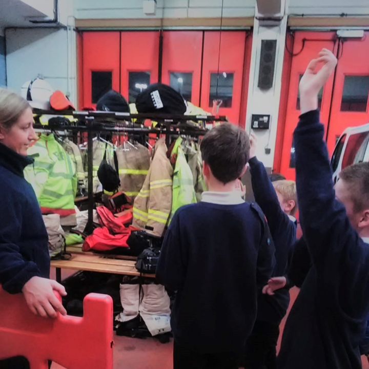 Juniors visit Preston Fire Station