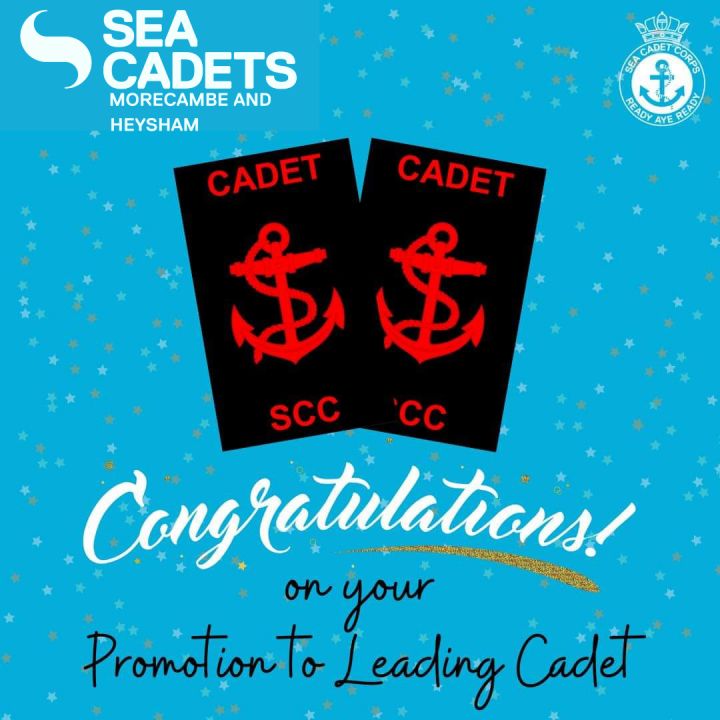 Promotion to Leading Cadet