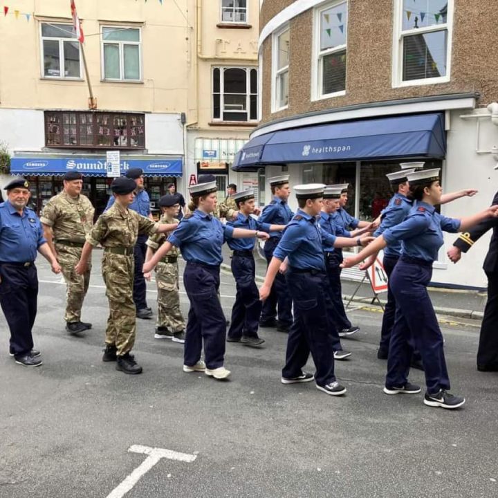 Cadets Parade in Guernsey for Liberation day