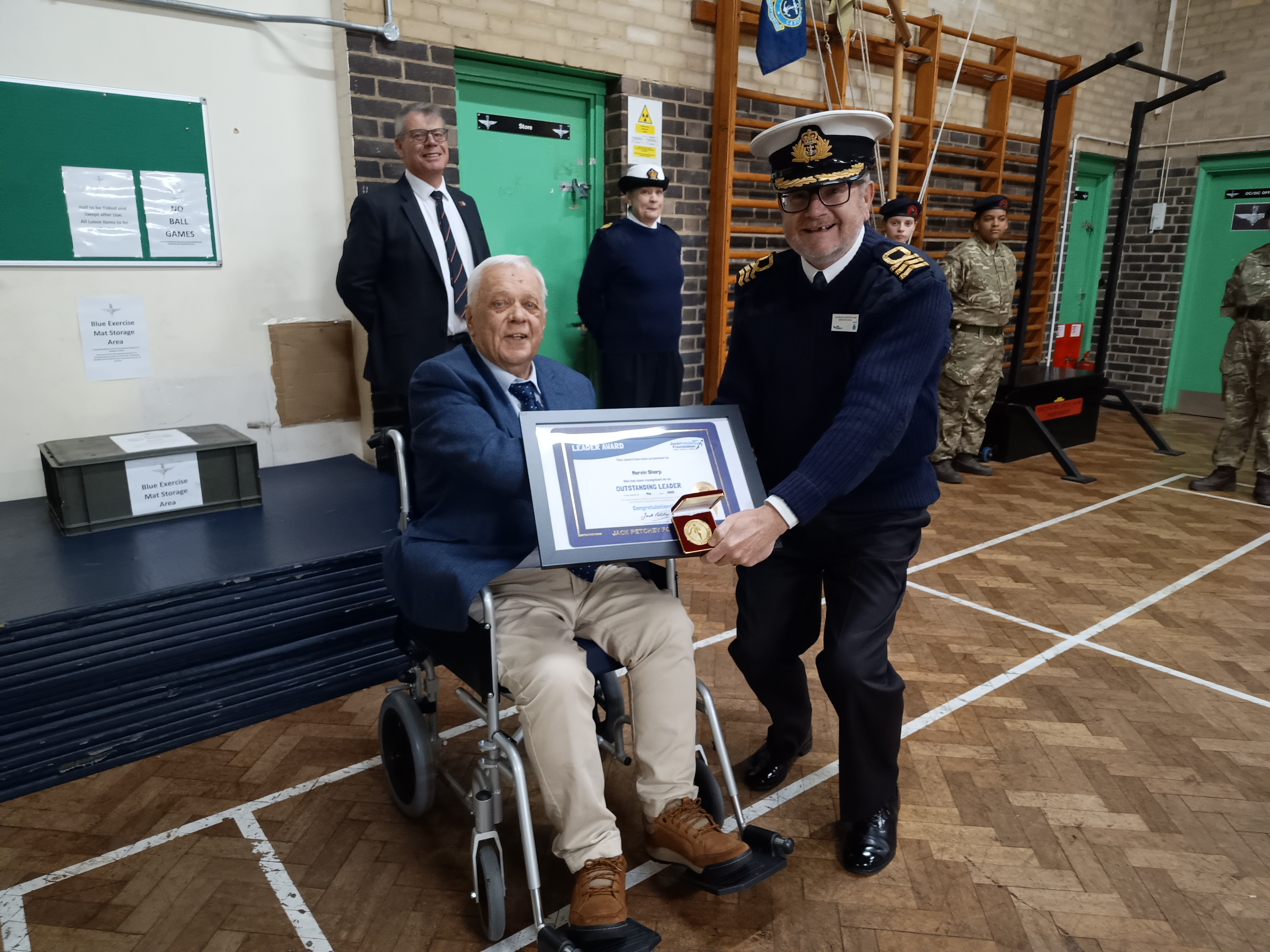 Jack Petchey Leaders Award Mervin Sharp