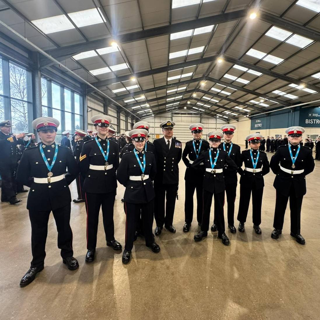 Our Royal Marine Cadets Drill Troop after the Eastern Area Drill Competition.