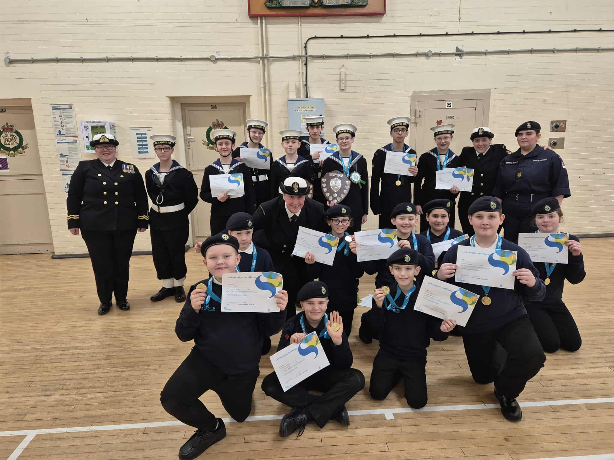 TEESSIDE DISTRICT DRILL & PIPING COMPETITION - WIN