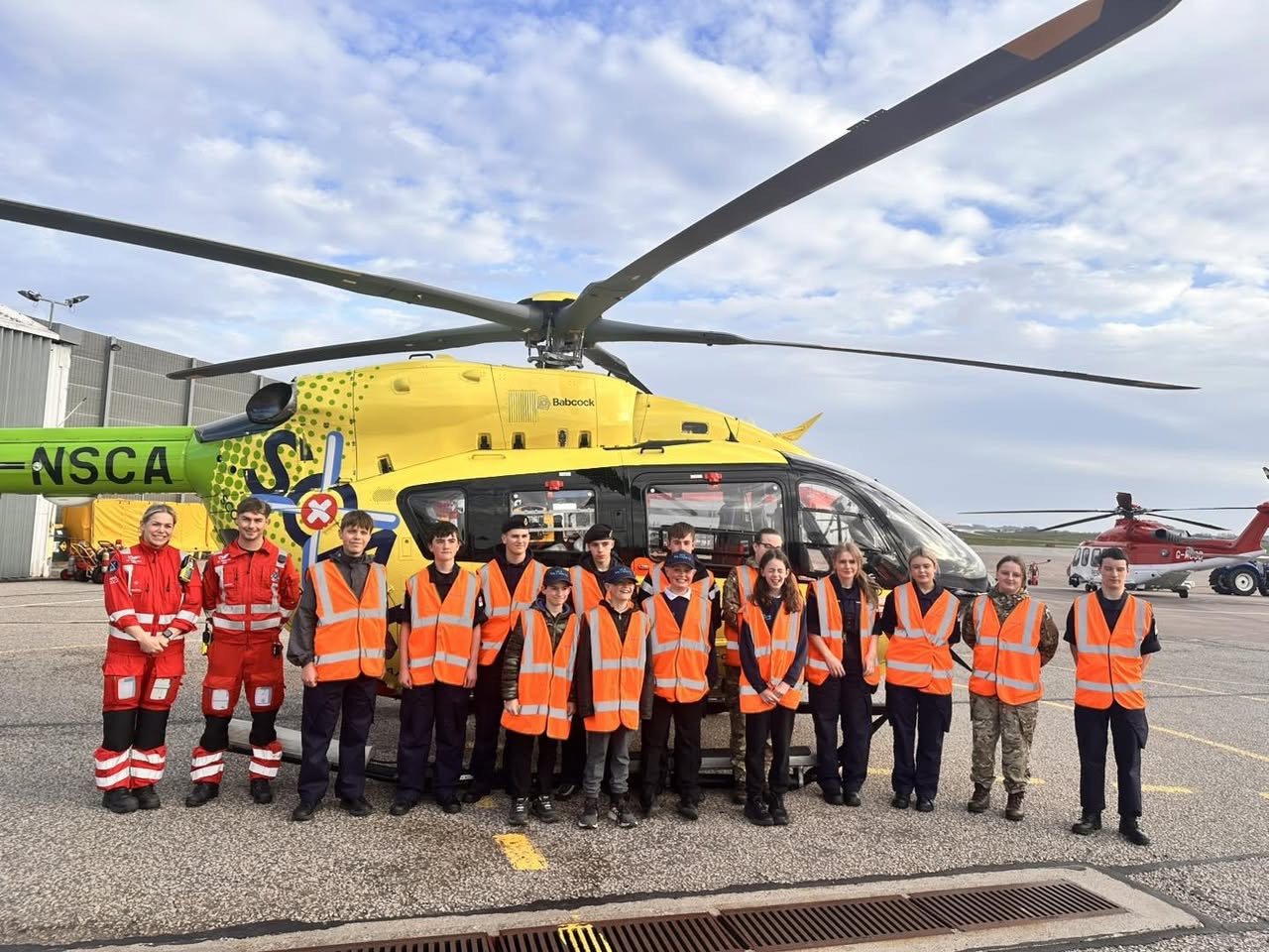 What an incredible visit to the Scottish Air Ambu