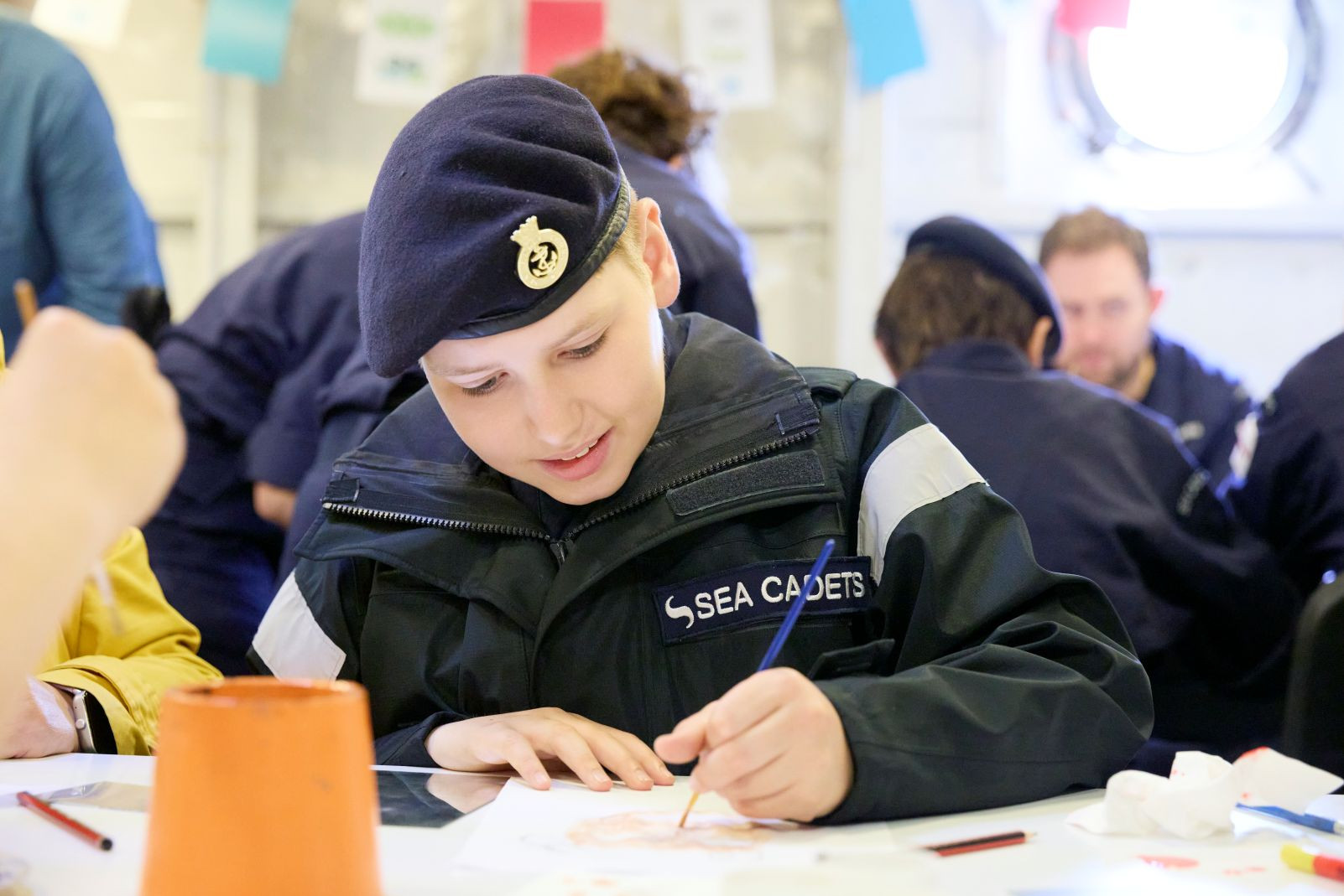 Sea Cadets mark Big Help Out on HMS Belfast