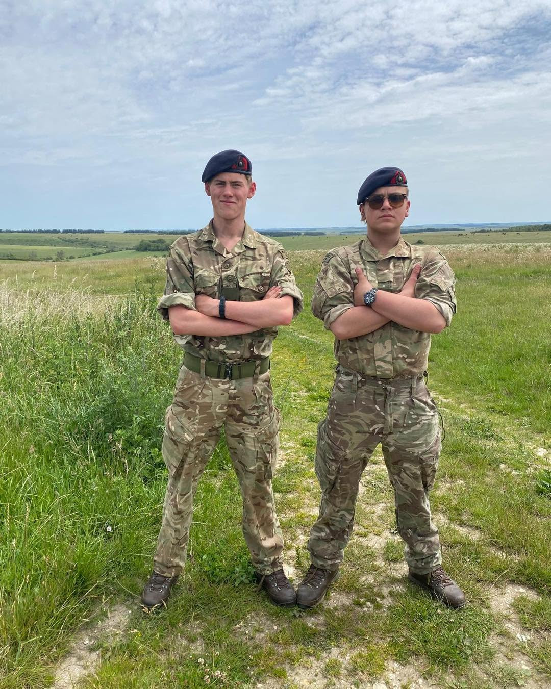 New Cadet Sergeant's for the Royal Marine Cadets..