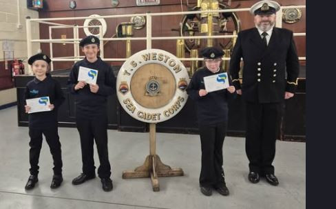 JUNIOR INDUCTION TS Weston & the Sea Cadet Corps