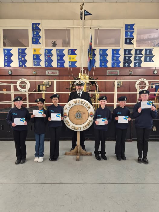 JUNIOR INDUCTION TO T.S. WESTON SEA CADETS