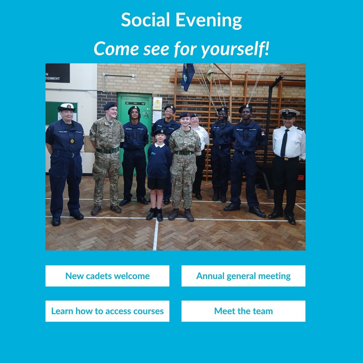 Social evening 21 Oct