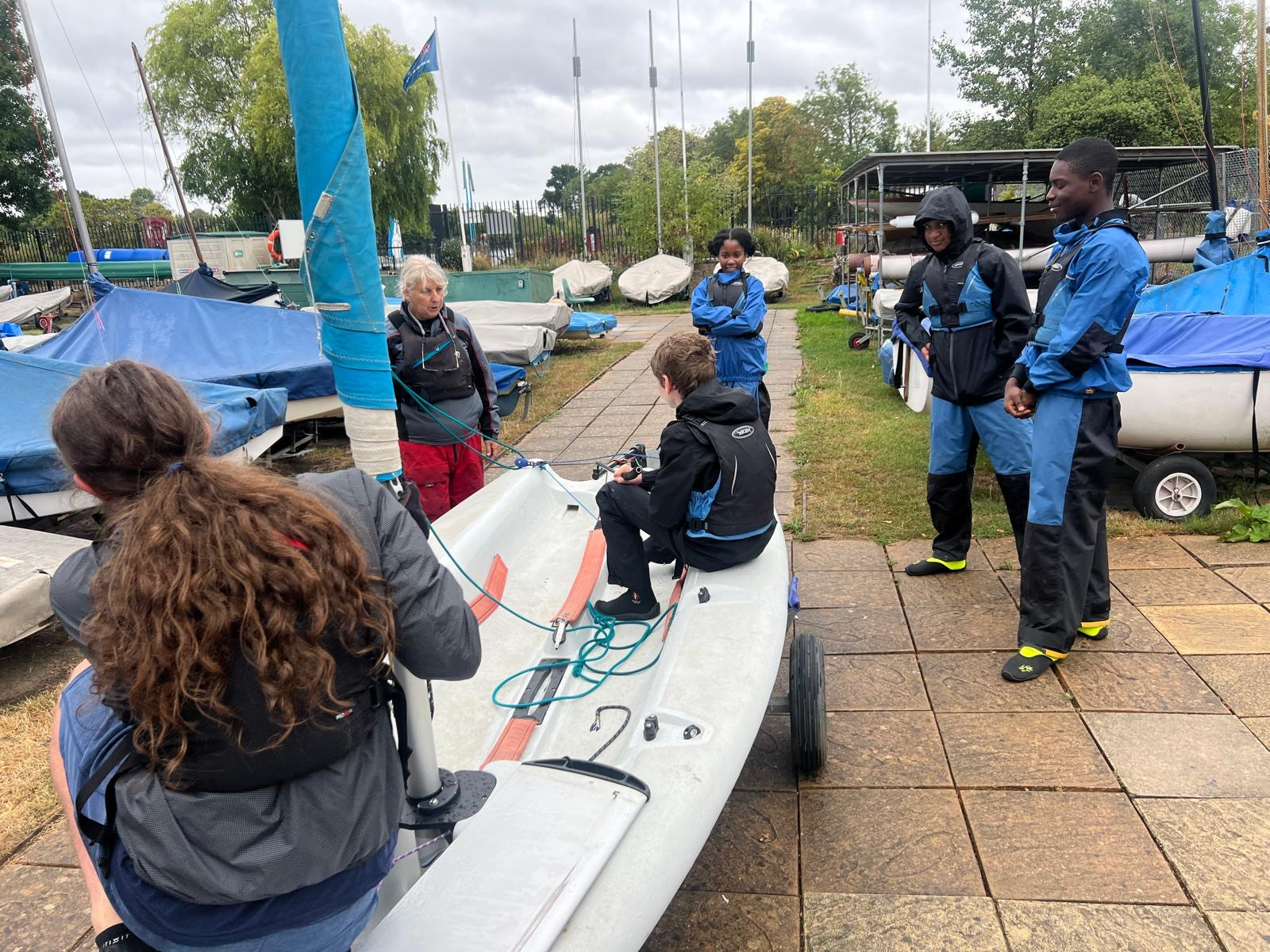 Sailing at South Norwood Lake
