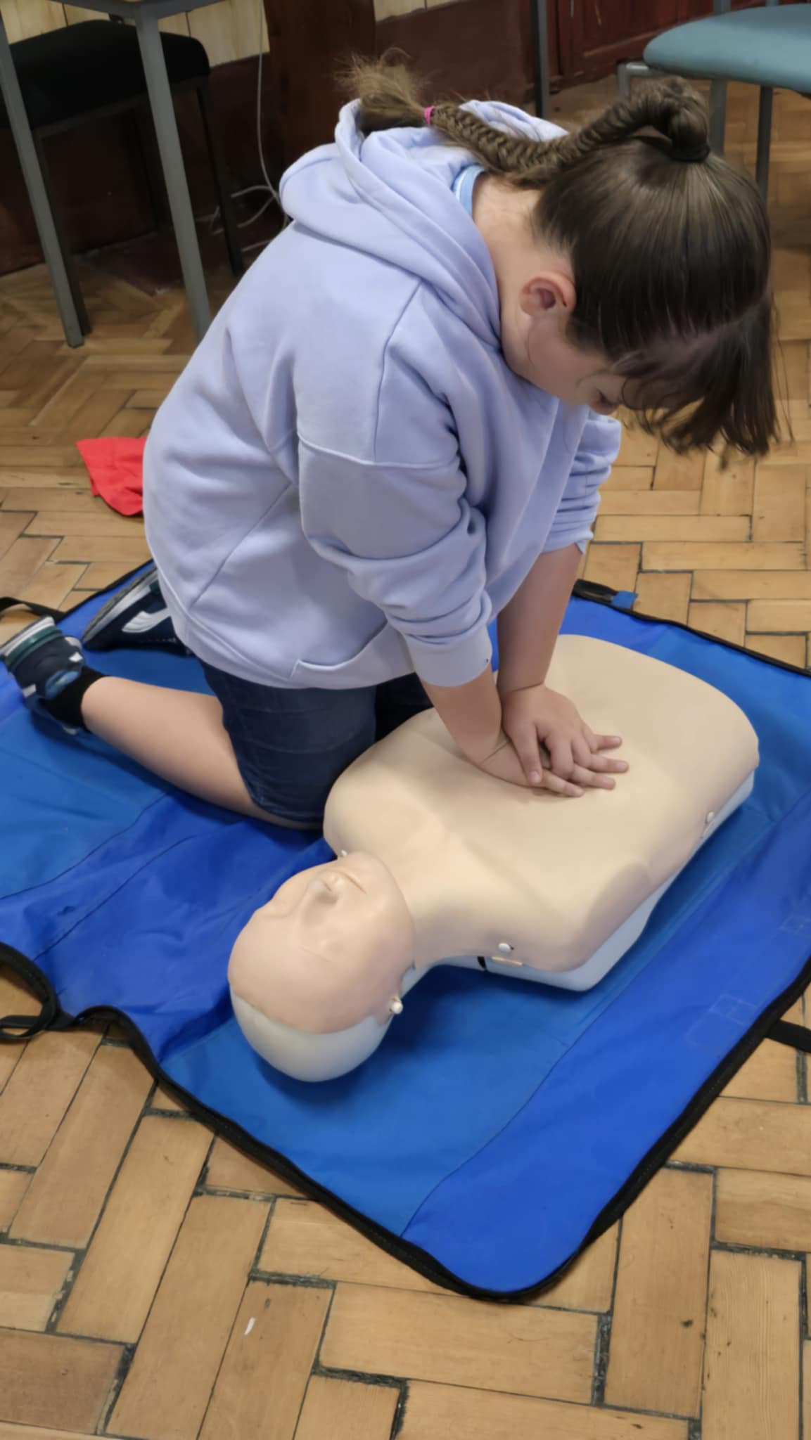 Sea Cadets putting first aid skills into practice