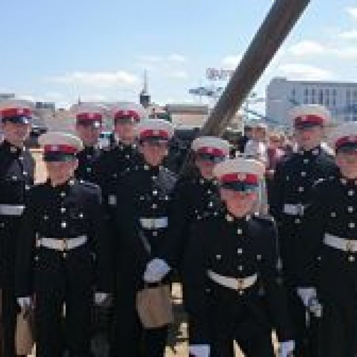 Royal Marines Cadets join Freedom of Weston-s-Mare