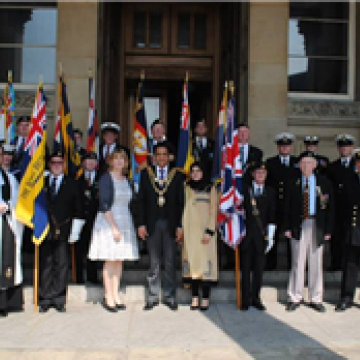 Raising of the Flag for Armed Forces Day 2014