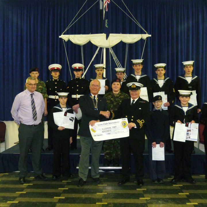 Ellesmere Port Lion's Club Visit TS Forward