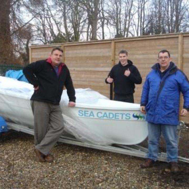 Mildenhall take delivery of their new boat