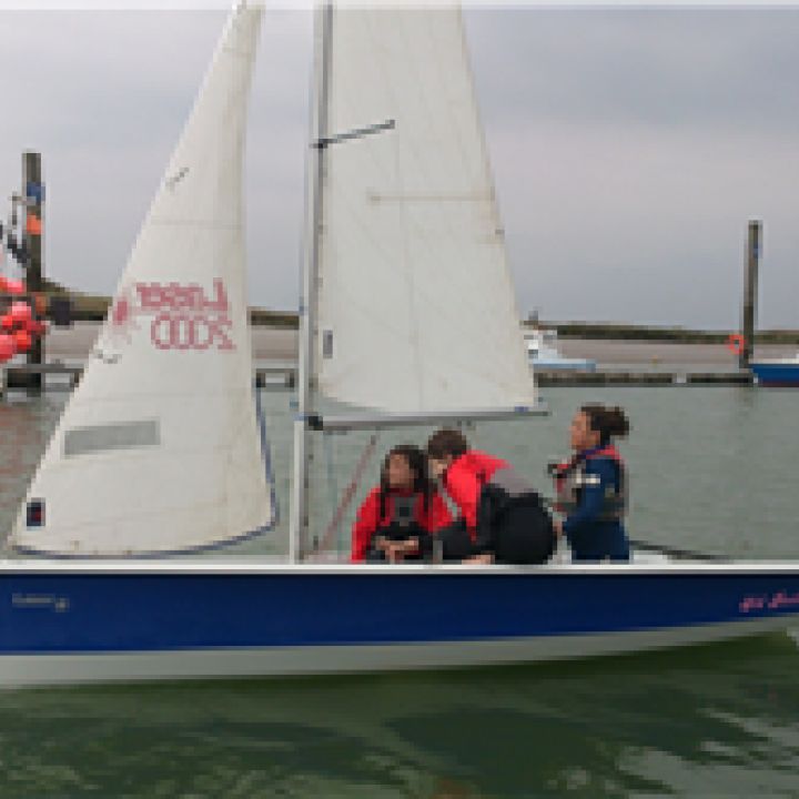 Cadets get their first sailing qualifications.