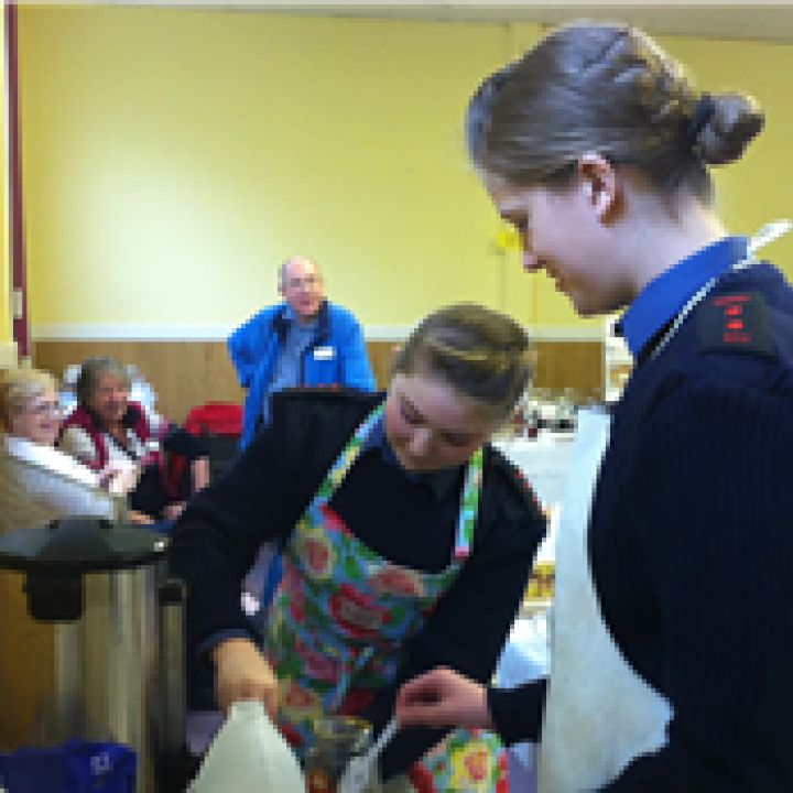 Walton Sea Cadets try their hand at event catering