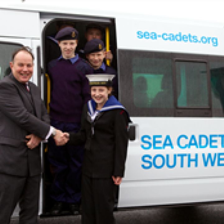 Sea Cadets boosted by new minibus!