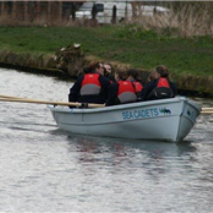 Cadets Celebrate Arrival of New Trinity Boat