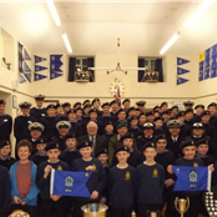 Fishguard Sea cadets awarded Captains Cup 2012...