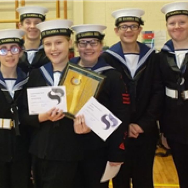 Thorne Sea Cadets win District Piping...