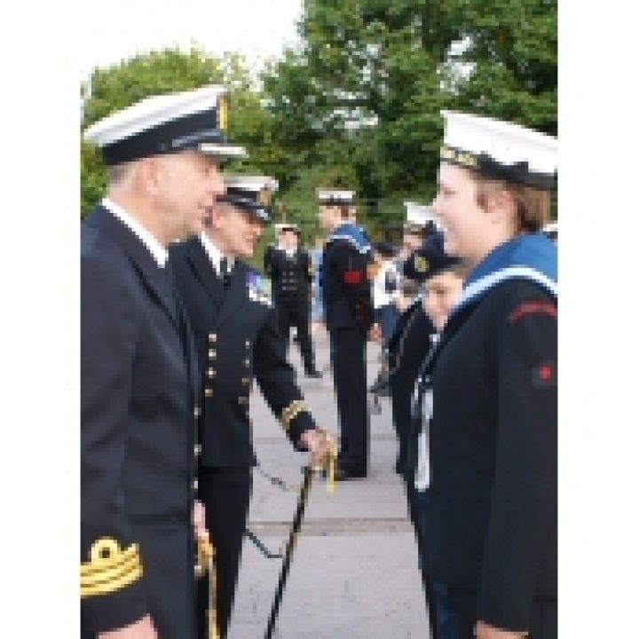 Royal Navy Parade on the 4th July 2011 