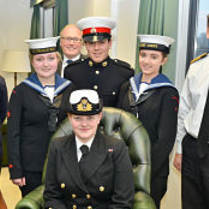 Ruislip Sea Cadets meet the new First Sea Lord