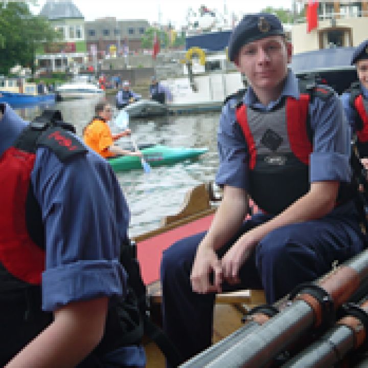 Maidstone Sea Cadets carry the torch