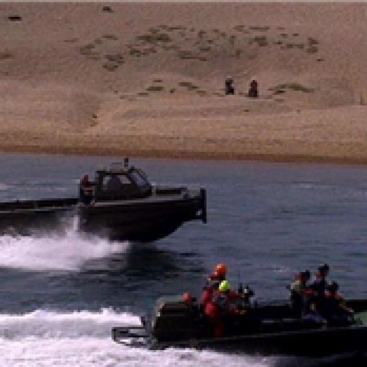 Boating with the army