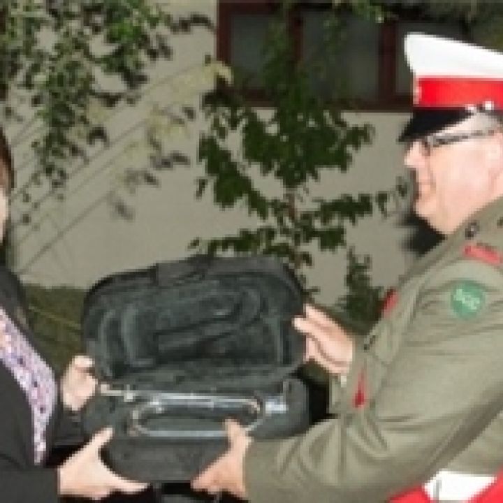 Donation of Silver Bugle